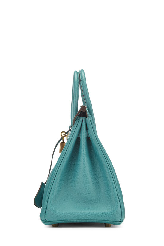 Pre-owned Hermes 2012 Kelly 35 Handbag In Blue