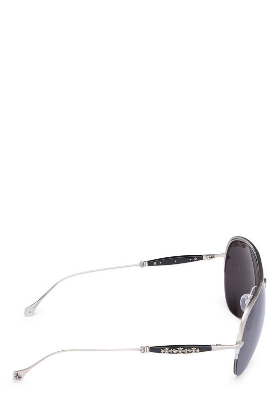 Black Metal Spanked Sunglasses, , large image number 2
