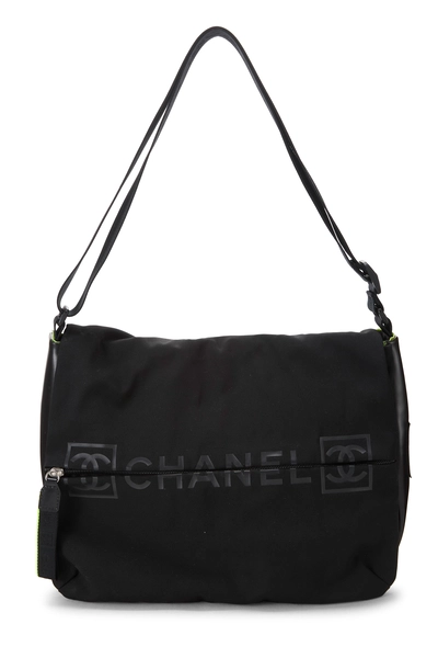 Black Nylon Sportline Messenger