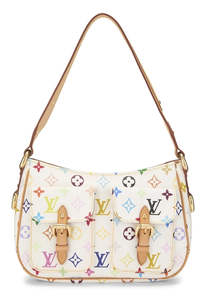 Takashi Murakami x Louis Vuitton White Monogram Multicolore Lodge PM