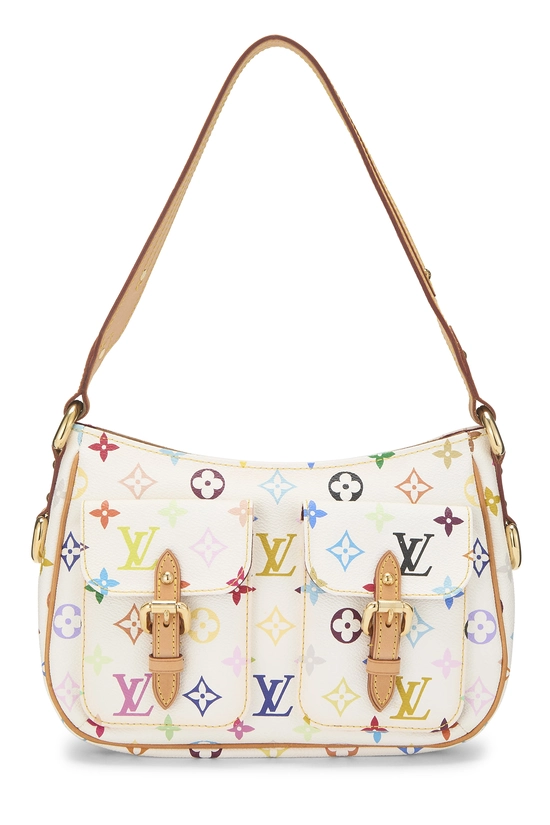Takashi Murakami x Louis Vuitton White Monogram Multicolore Lodge PM, , large image number 0