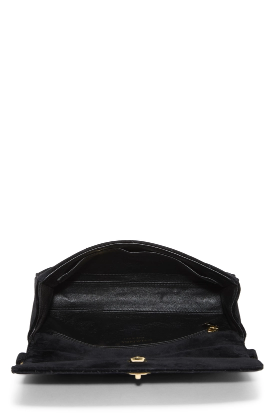 Black Velvet Chain Handbag Small, , large image number 5