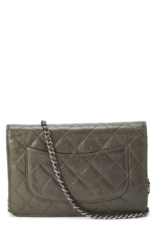 Green Caviar Classic Quilted Wallet On Chain (WOC), , large image number 3