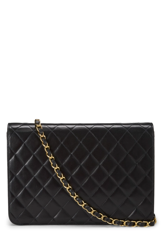 Black Quilted Lambskin Turnlock Ex Flap Medium, , large image number 3