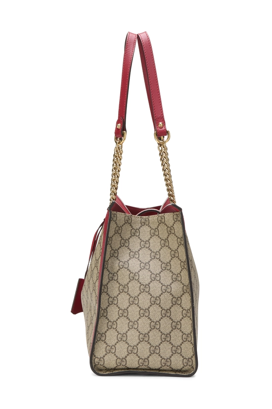 Red Original GG Supreme Canvas Padlock Tote Medium, , large image number 2