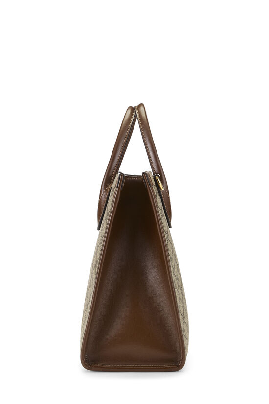 Brown GG Supreme Canvas Handle Bag, , large image number 2