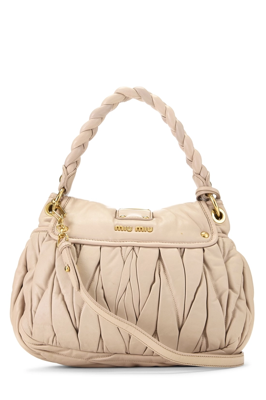 Pink Calfskin Buckle Hobo, , large image number 3