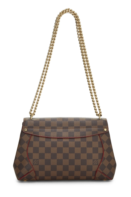 Red Damier Ebene Caissa Clutch on Chain, , large image number 3