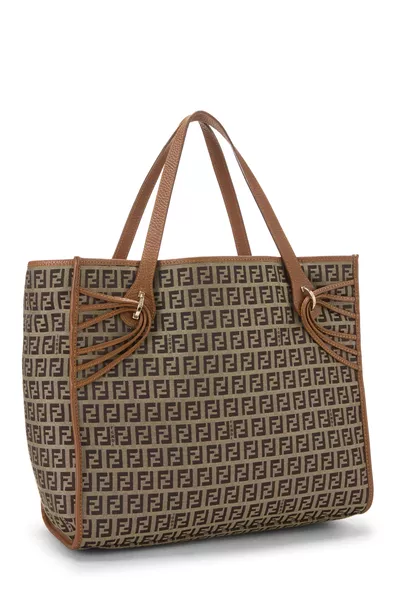 Brown Zucchino Canvas Tote, , large