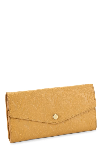 Safran Monogram Empreinte Josephine Wallet, , large