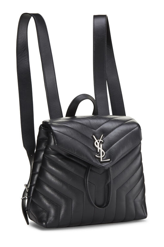 Black Calfskin Monogram Loulou Backpack, , large image number 1