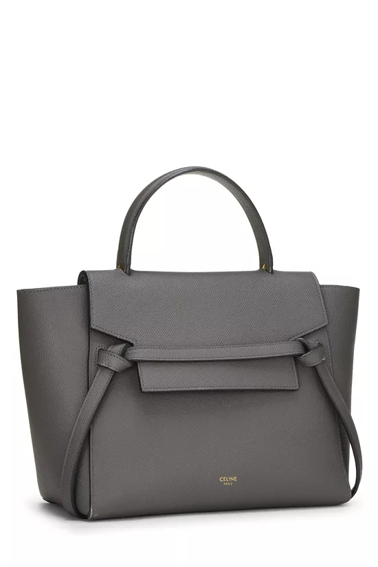 Black Grained Calfskin Belt Bag Micro, , large image number 1