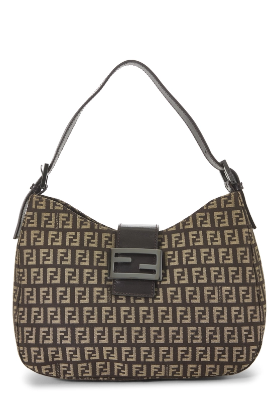 Brown Zucchino Canvas Shoulder Bag, , large image number 0