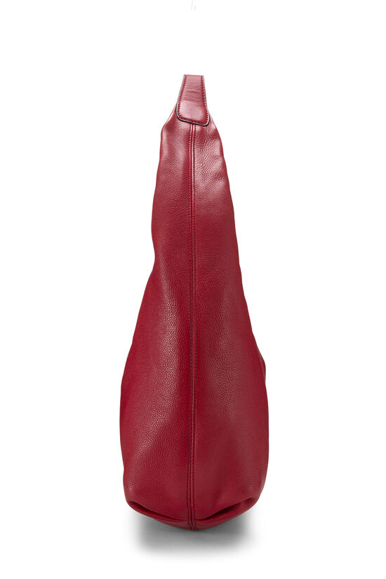 Red Leather Soho Hobo Large, , large image number 2