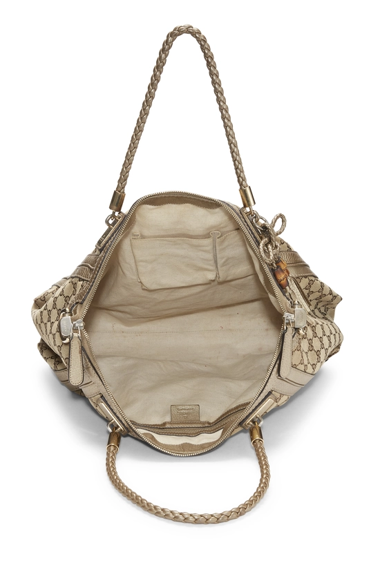 Gold Original GG Canvas Bella Tote, , large image number 5