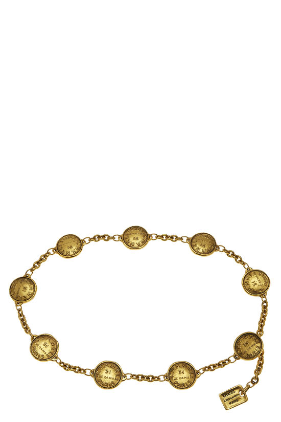Gold Rue Cambon Chain Belt, , large image number 1