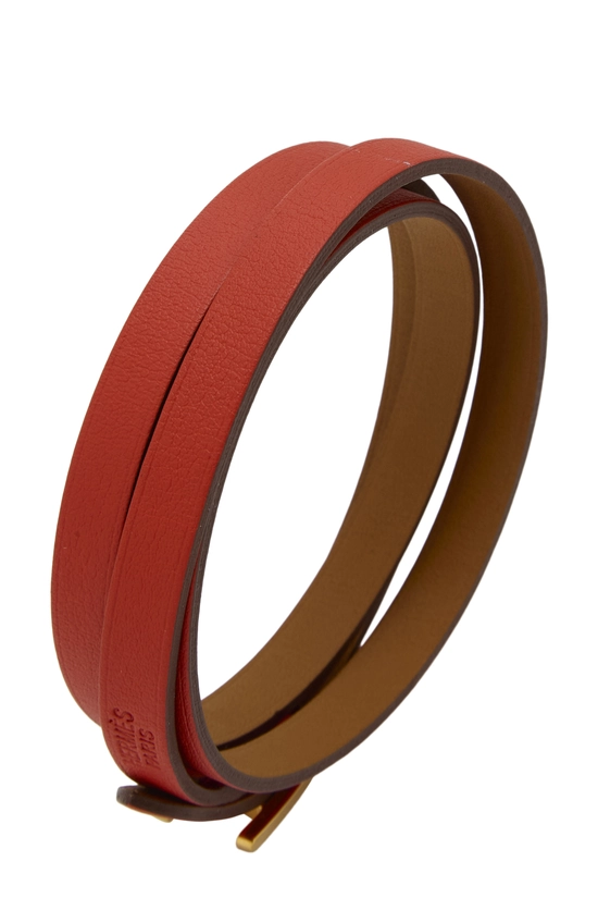 Capucine Leather Behapi Double Tour Bracelet, , large image number 1