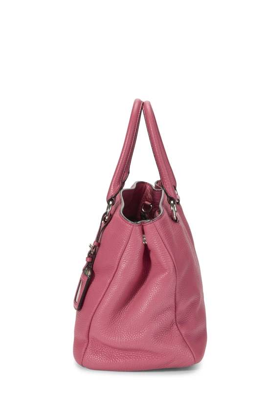 Pink Vitello Daino Tote, , large image number 2