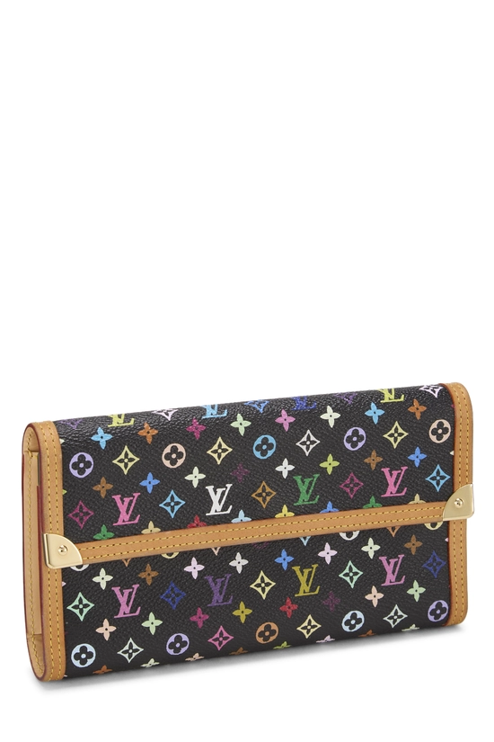 Takashi Murakami x Louis Vuitton Black Monogram Multicolore International, , large image number 1