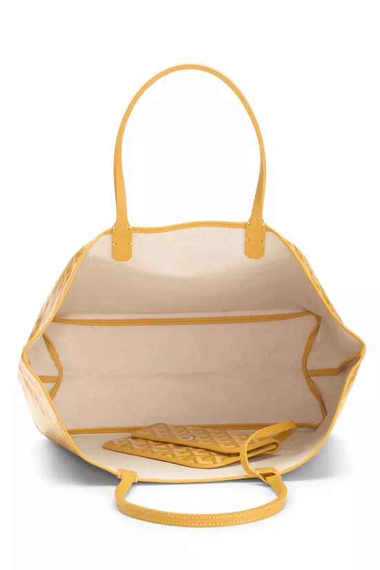 Yellow Goyardine Canvas Saint-Louis PM, , large image number 5