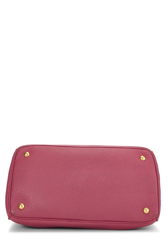 Pink Vitello Daino Convertible Handle Bag Medium, , large image number 4