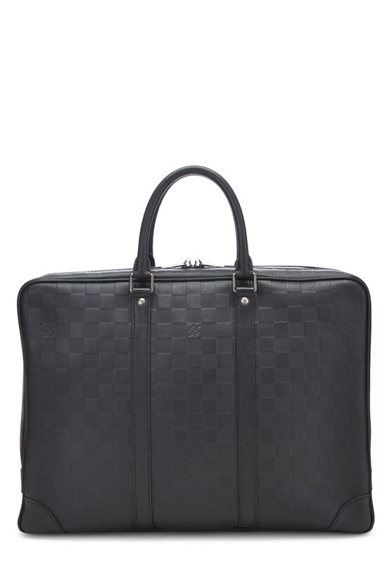 louis vuitton black briefcase