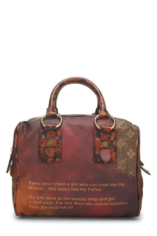 Richard Prince x Louis Vuitton Red Monogram Jokes Man Crazy , , large image number 0