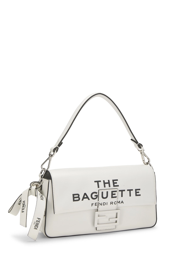 Marc Jacobs x Fendi White Leather Baguette, , large image number 1