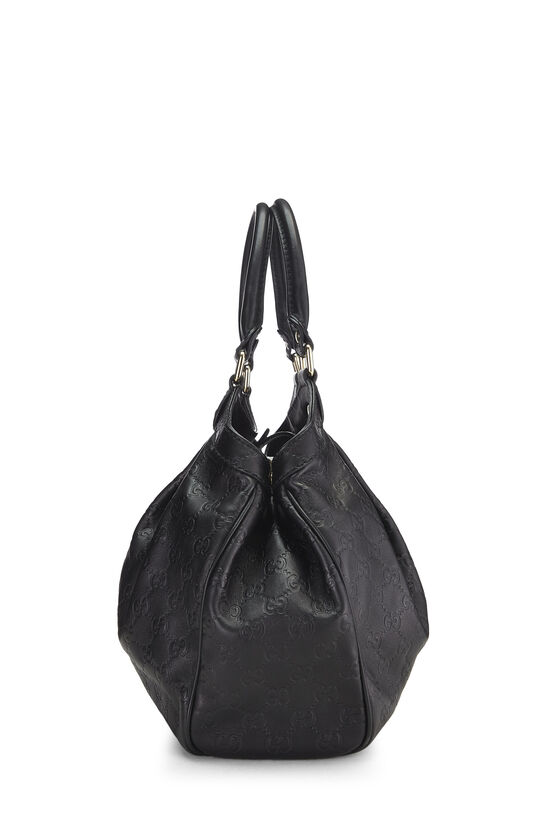 Black Guccissima Sukey Tote, , large image number 2