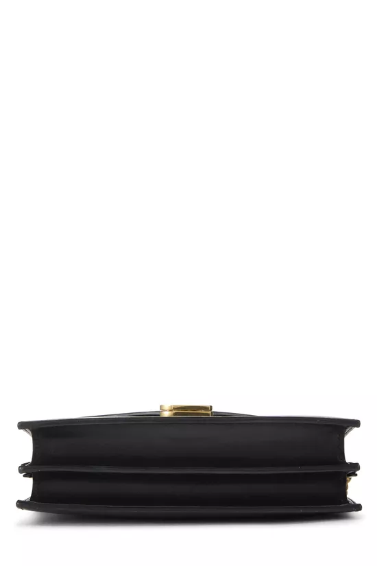 Black Leather Cassandra Chain Bag, , large image number 4