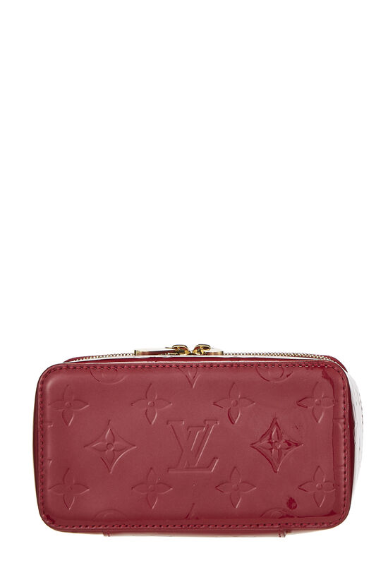Red Monogram Vernis Jewelry Case , , large image number 4