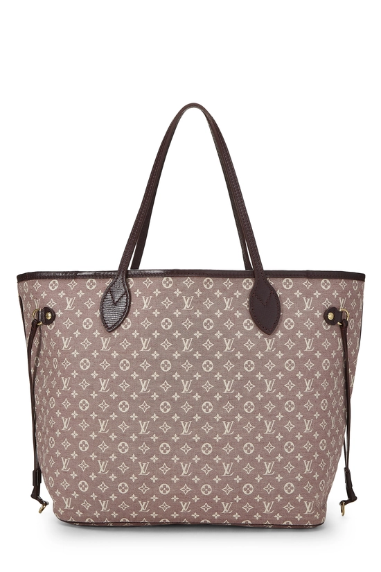 Burgundy Monogram Idylle Neverfull MM, , large image number 3