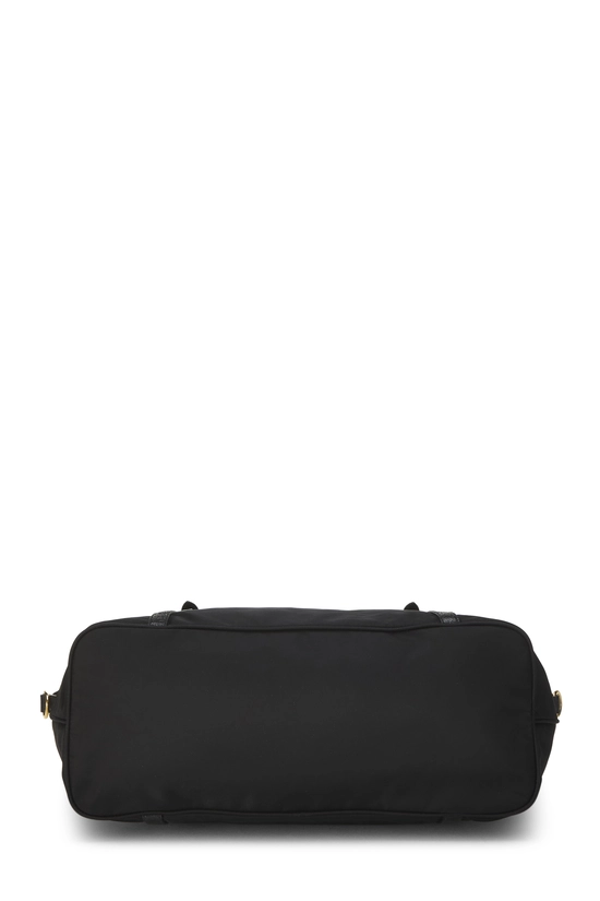 Black Nylon Buckle Tote, , large image number 4