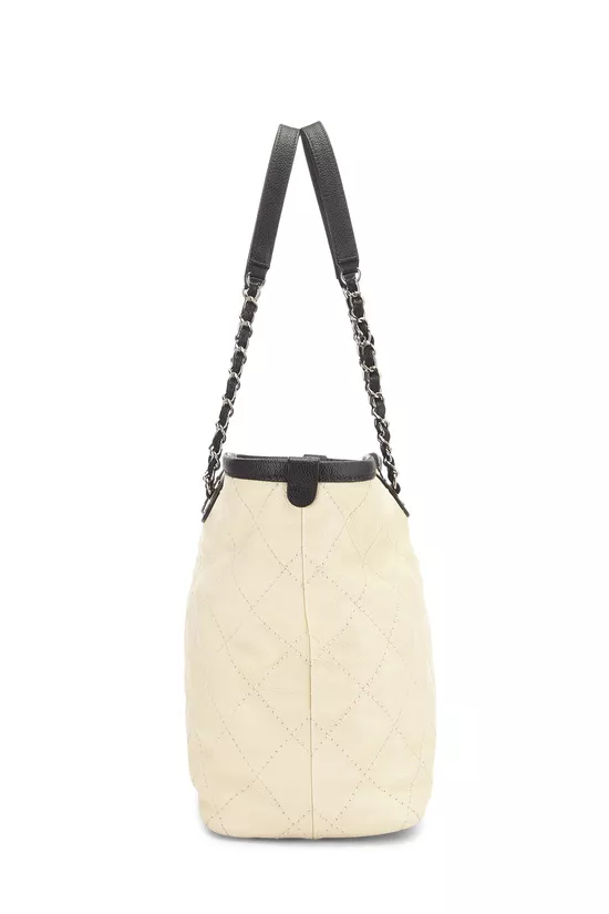 Cream Caviar 'CC' Daily Shopping Tote Small, , large image number 2