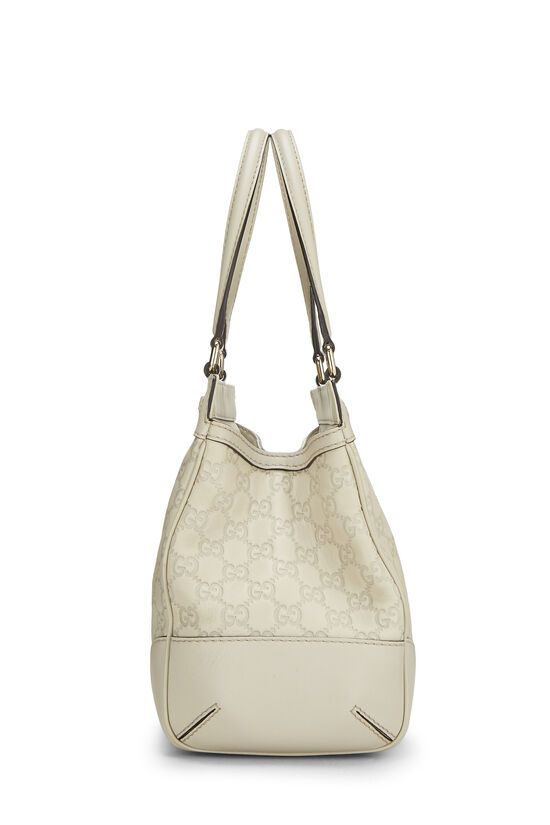 White Guccissima Mayfair Double Tote, , large image number 2