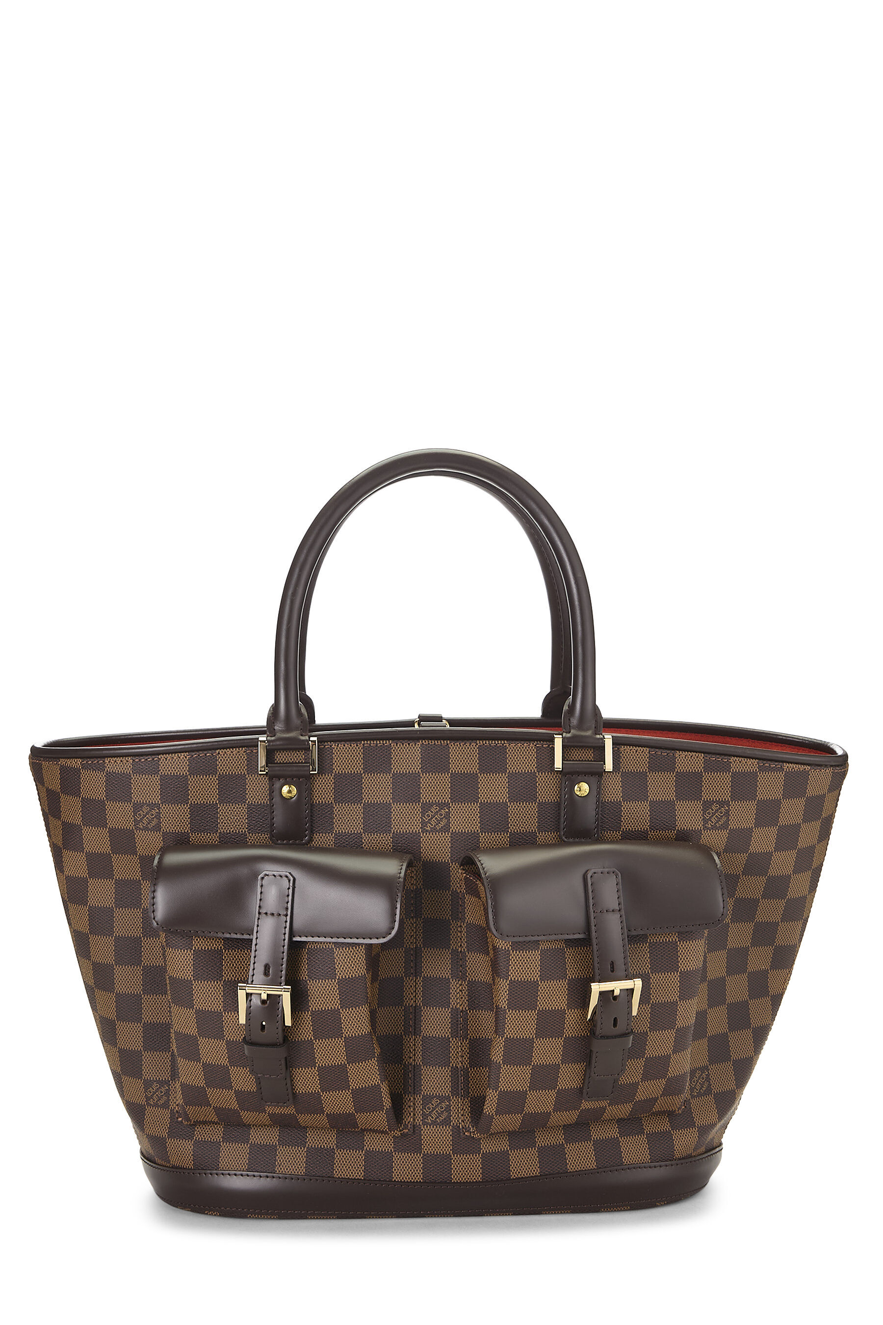 Pre-Owned Damier Ebene Manosque GM QJB0AU0T03226
