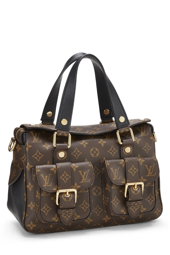 Black Monogram Canvas Manhattan MM NM, , large image number 2