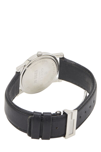 Black Leather Timeless Web Watch, , large