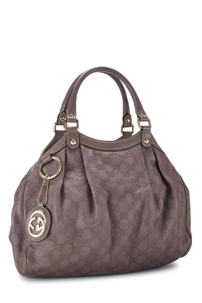 Purple Guccissima Sukey Tote, , large