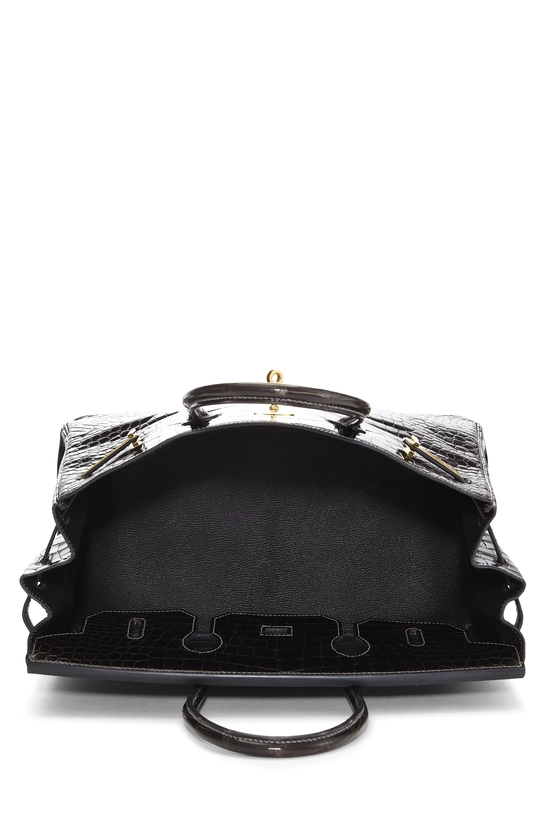 Gris Fonce Crocodile Porosus Birkin 35, , large image number 5