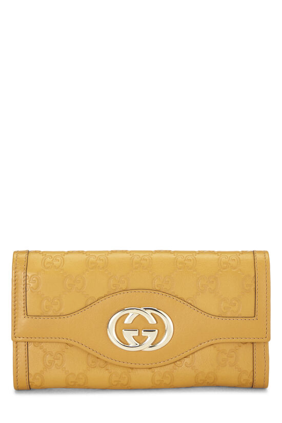 Brown Guccissima Continental Long Wallet, , large image number 0