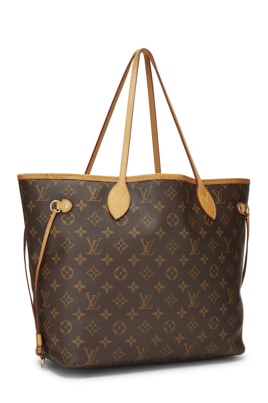Yellow Monogram Canvas Neverfull MM NM, , large image number 1