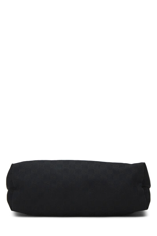 Black GG Canvas Web Pocket Messenger, , large image number 4
