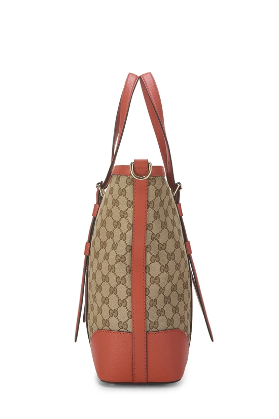 Orange Original GG Canvas Tote, , large image number 2