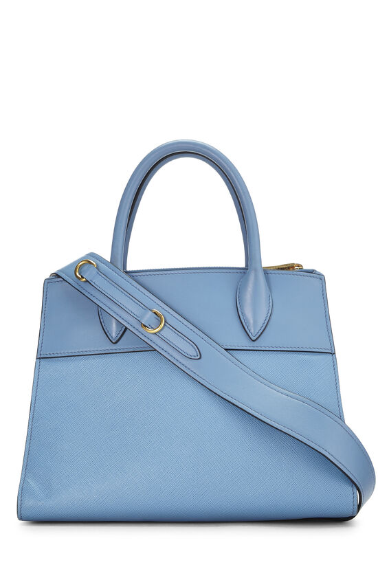 Blue Saffiano Paradigme Bag Small, , large image number 3