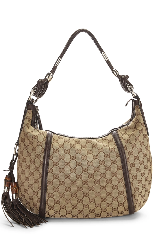 Original GG Canvas Techno Horsebit Hobo, , large image number 0