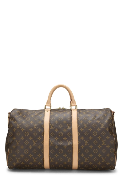 Monogram Canvas Keepall Bandouliere 50