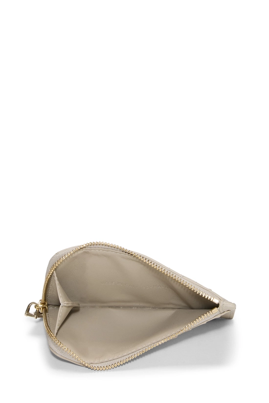 Grey Quilted Cannage Lambskin Cosmos Zip Cardholder, , large image number 3