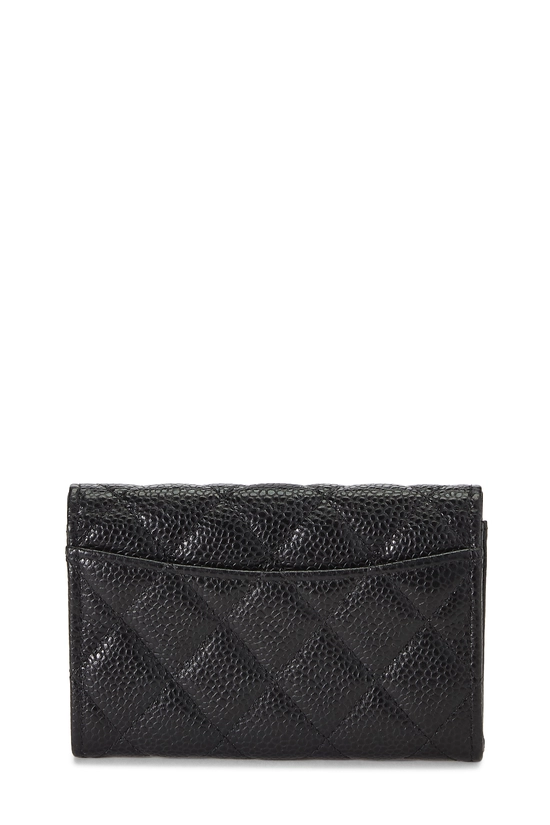 Black Caviar Classic Flap Card Holder, , large image number 2