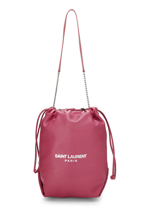 Pink Leather Teddy Bucket Bag, , large image number 0